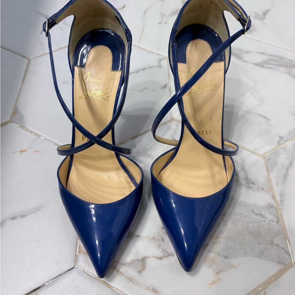 Blue Christian Louboutin Women's Heels